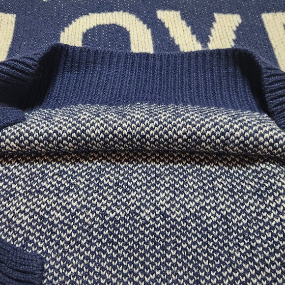 Aerie Knitted "LOVE" Half Zip Oversized Sweater - Picture 2 of 10